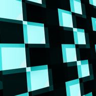 abstract blue check geometry technology pattern background
