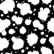 Seamless pattern of ink blots Vector illustration Background N2