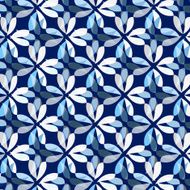 abstract blue transparency floral pattern decoration background