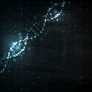 Futuristic dna illustration