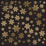 Gold winter abstract background