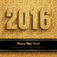 Happy new year 2016 greeting card N11