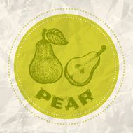 Vintage pear