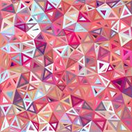 Mottled abstract triangles vector background