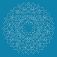 Mandala Round Ornament Pattern N21