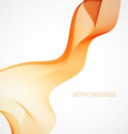 Abstract orange wavy background