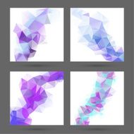 Abstract background with polygonal elements