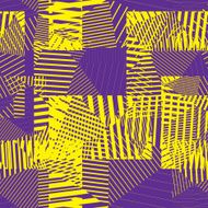 Colorful abstract lines seamless pattern Bright vector