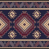 Abstract geometric seamless pattern in ethnic style N2