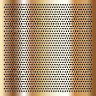 Gold background perforated sheet