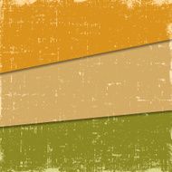 Set grunge retro vintage vector backgrounds in three colors