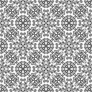 Black and white seamless pattern N109