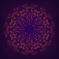 Colorful Background with Ornament