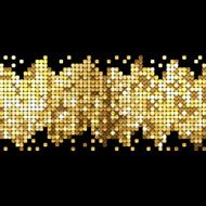 background of gold sparkles