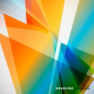 Abstract bright color on a light background N6