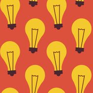 Flat Seamless Pattern Business Idea Lamp N2