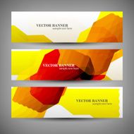 Set banner abstract illustration N3