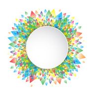 Colorful background geometric (circle) pattern design