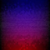 Red blue and purple pixelated digital background