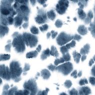 Seamless Pattern with Gray Blue Watercolor Spots N2
