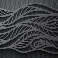 Decorative ornamental pattern background N15