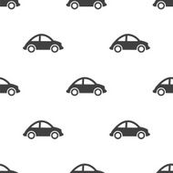 mini car vector seamless pattern