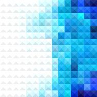 Blue &amp; white mosaic background