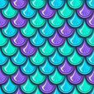 Seamless colorful river fish scales N8