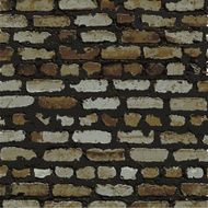 Brick wall brown relief texture with shadow