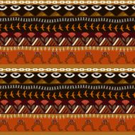 Seamless ethnic pattern with elements of Egyptian style