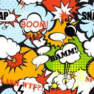 Pop art seamless pattern N2