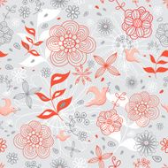 floral seamless pattern N784