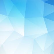 Blue Abstract Triangular background Vector illustration