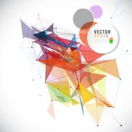 Abstract mesh tech background lines and shapes futuristic design