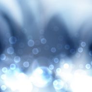 Blue christmas lights background