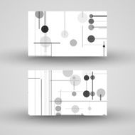 Vector business-card set for your design N144