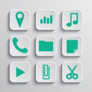 set of app vector icons N5