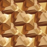 Gold seamless polygonal pattern