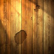 Sao Tome and Principe Map on lit Wooden Background