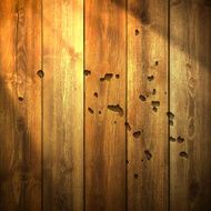 Marshall Islands Map on lit Wooden Background
