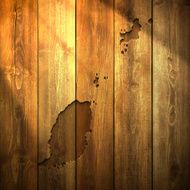 Grenada Map on lit Wooden Background