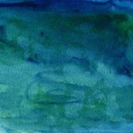 Deep dark blue and green hand painted texture