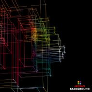 abstract color line structure pattern background N2