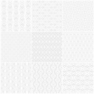 set of abstract line geometry pattern background