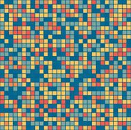 Blue-Yellow-Red Mosaic Seamless N2