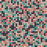 Pink-Green-Black Mosaic Seamless N2