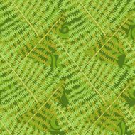 Seamless pattern with fern leafs