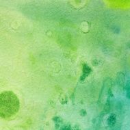 Colorful green and yellow hand painted background