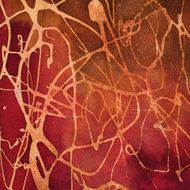 Abstract textured background with lines from a resist technique