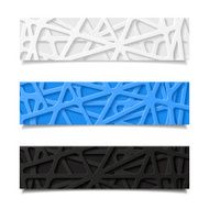 Set of abstract banners N18